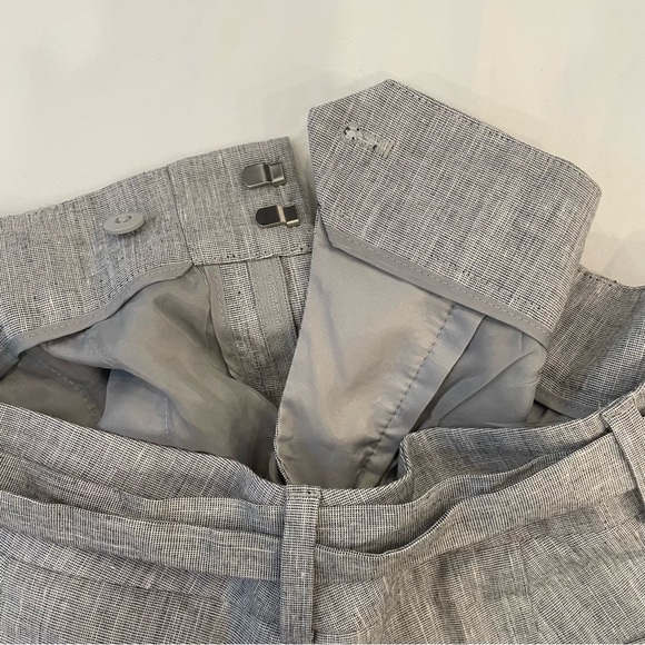 Banana Republic Grey Linen Cotton Shorts - Picture 6 of 8